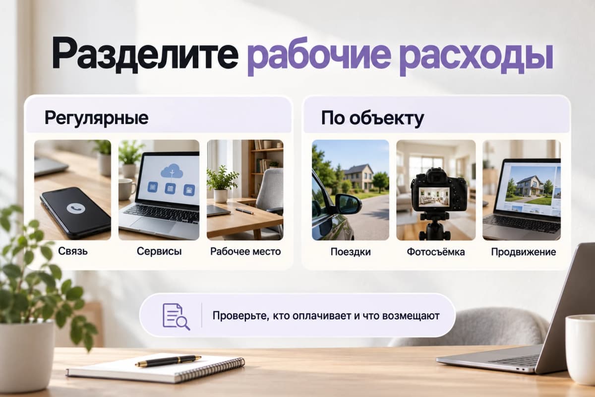 Примеры регулярных рабочих расходов и затрат по объекту