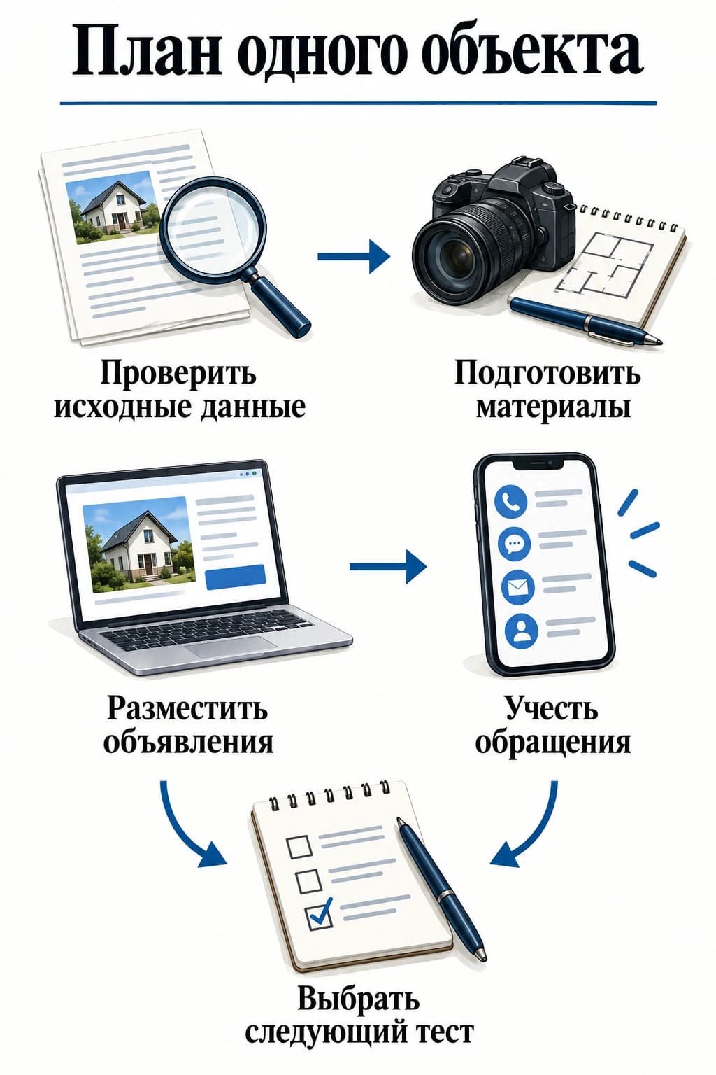 Маркетинговый план квартиры: материалы, размещение, обращения и проверка