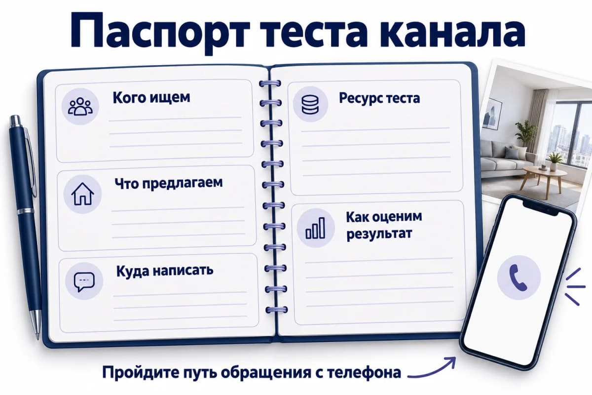 Паспорт теста: аудитория, предложение, путь обращения, ресурс и оценка Паспорт теста: аудитория, предложение, путь обращения, ресурс и оценка