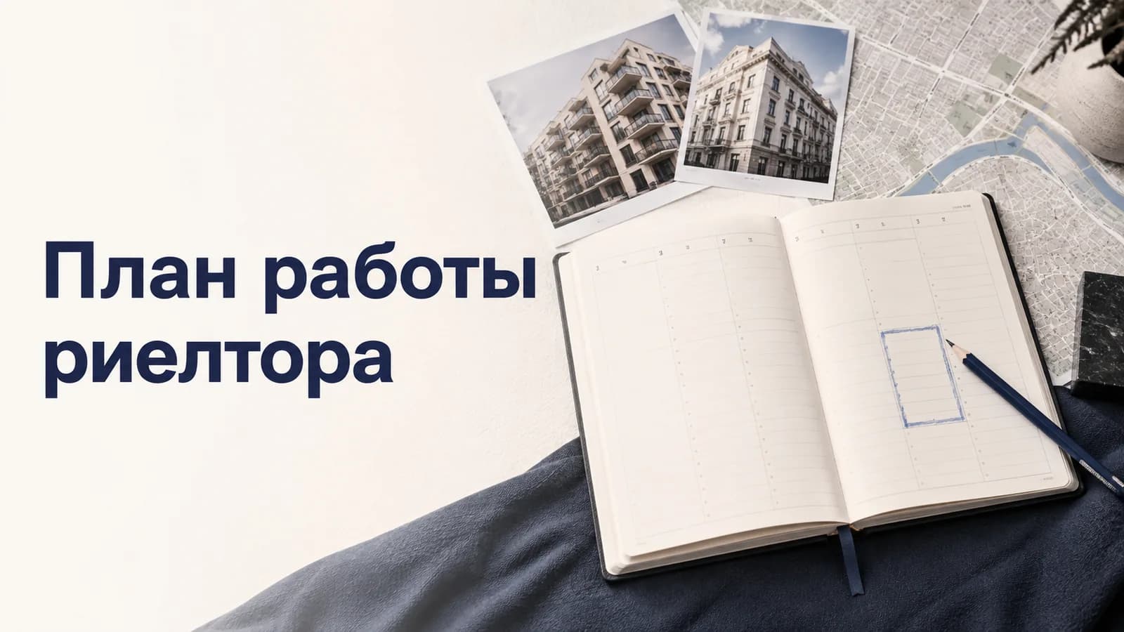 План работы риелтора на день и неделю: встречи, объекты и резерв времени