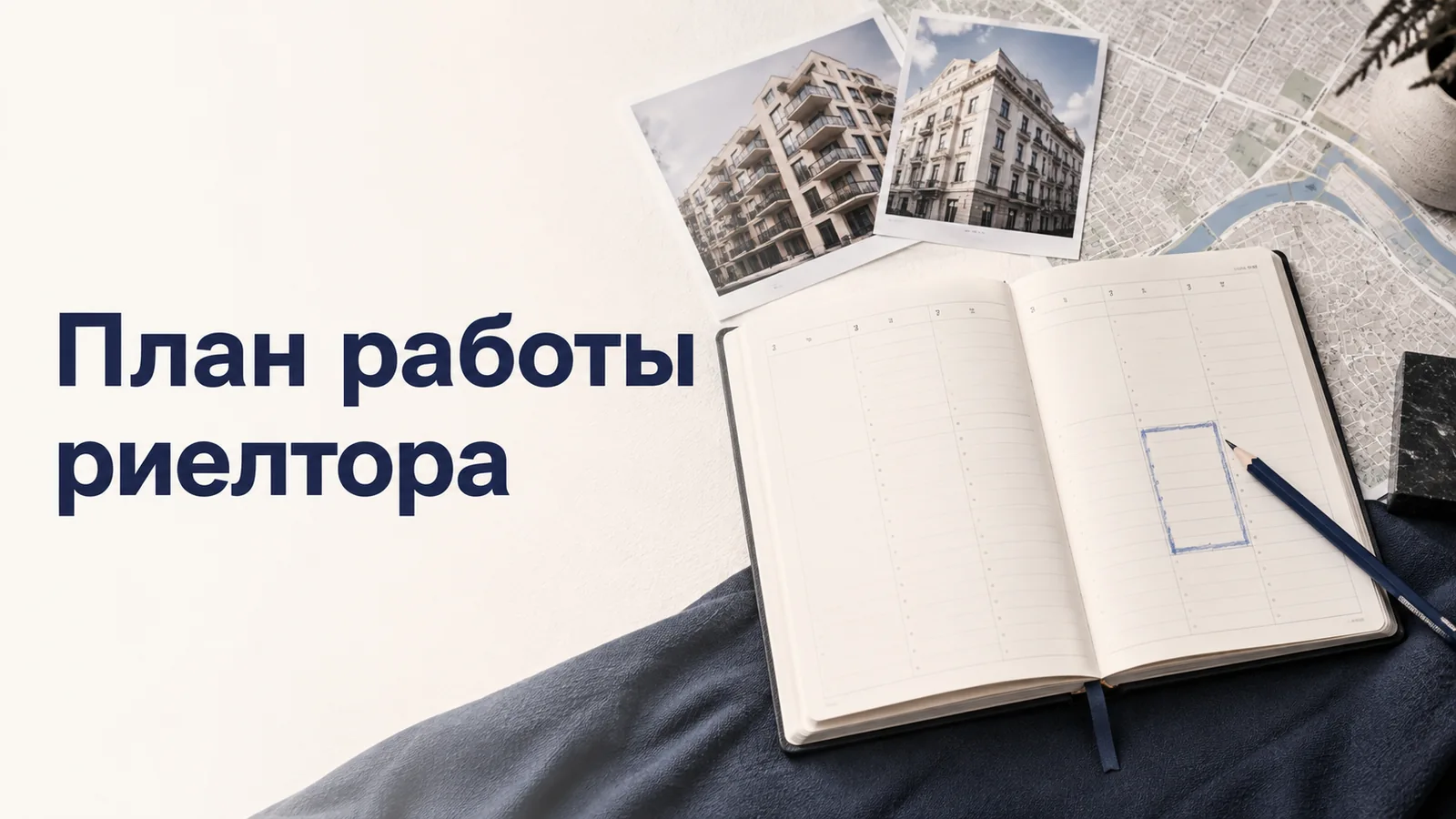 План работы риелтора на день и неделю: встречи, объекты и резерв времени