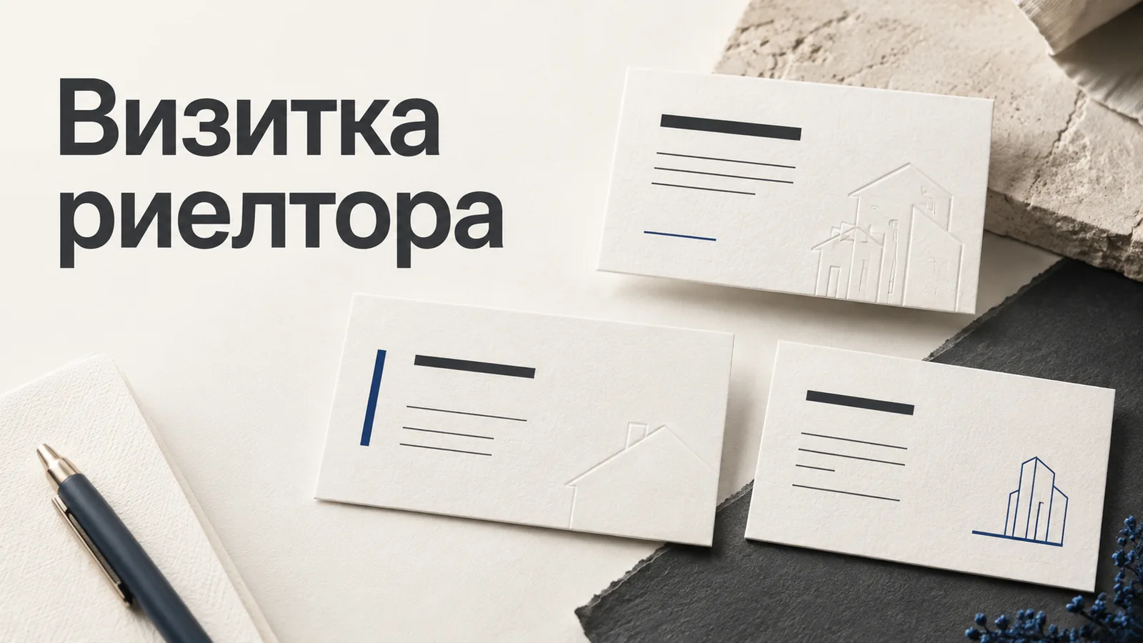 Визитка риелтора: что написать, как оформить и куда вести QR-код